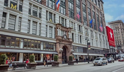 Macy's Herald Square storefront in New York