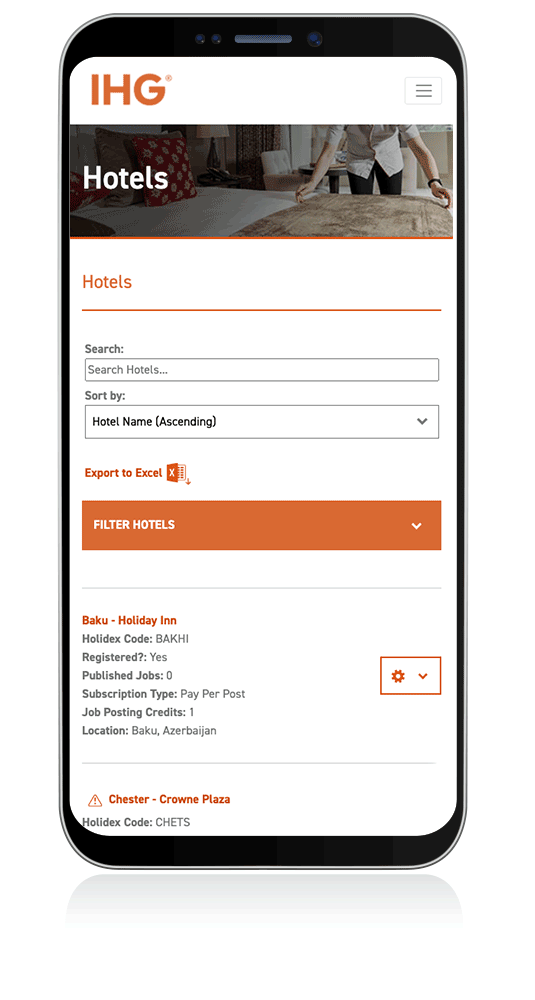 Mobile portal user experience